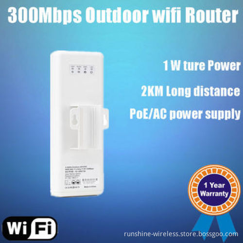 Outdoor 300mbps powerful long range wireless CPE/AP 12V/24V PoE with 12dbi panel antenna